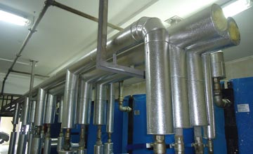 Tesisat Boru �zolasyonu, Bas�n�l� Buhar hatlar� izolasyonu, yang�n ve hidrant hatlar� izolasyonu kanal izolasyonu